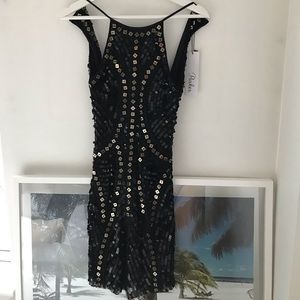 Parker Black Sequin Dress